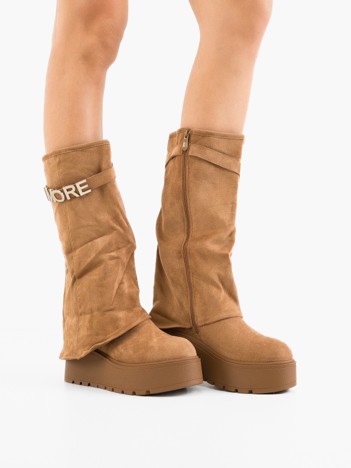 Cizme dama Wynne Camel