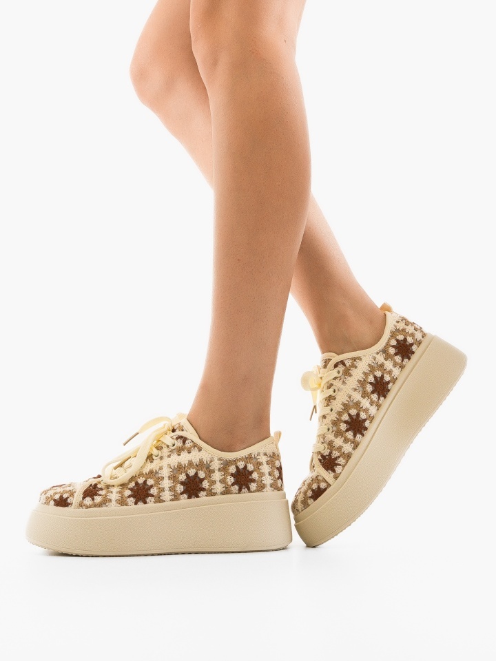 Sneakers dama Maxima Bej