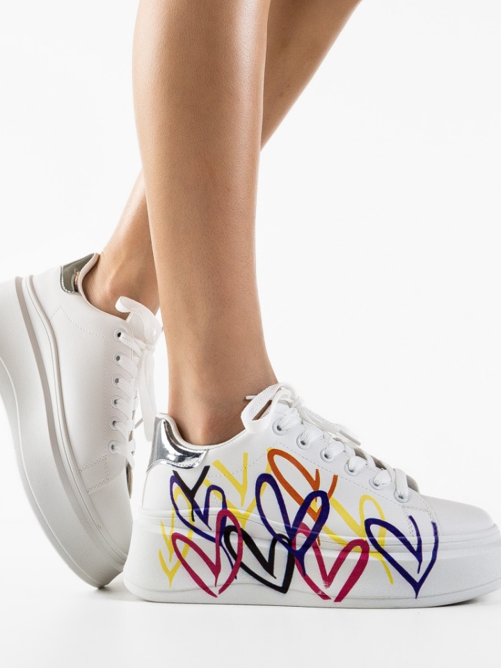 Sneakers dama Argentina Argintii