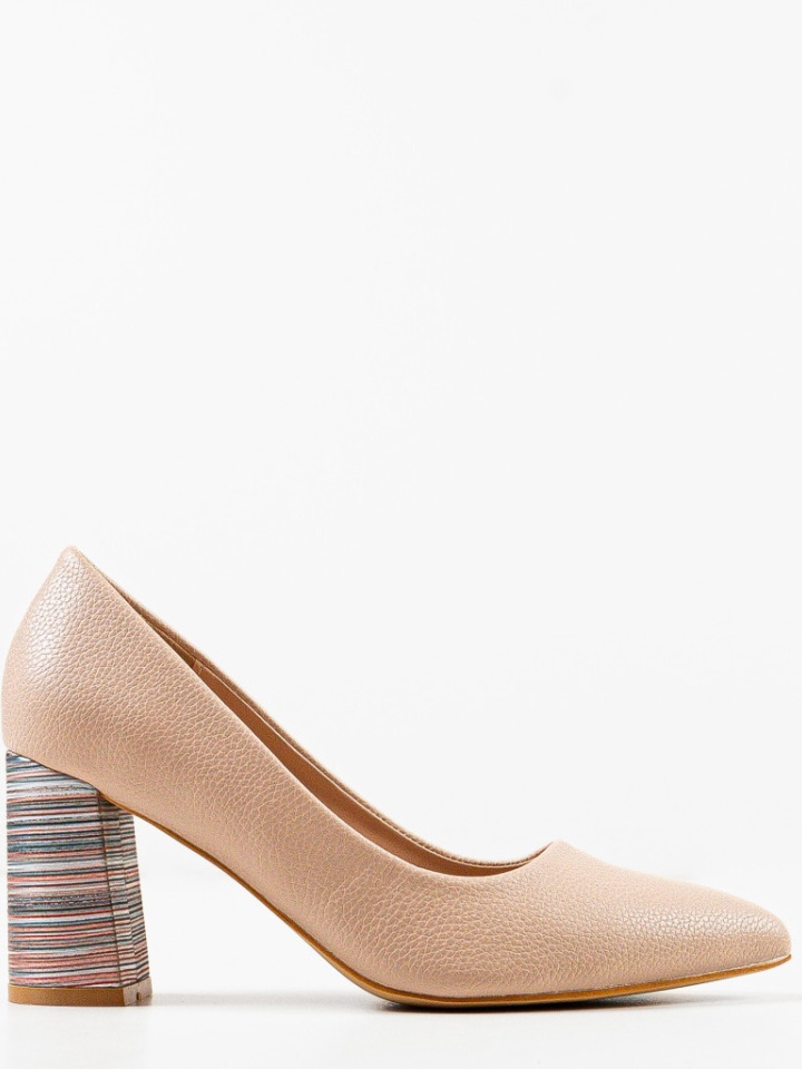 Pantofi cu toc Tuka Galbeni