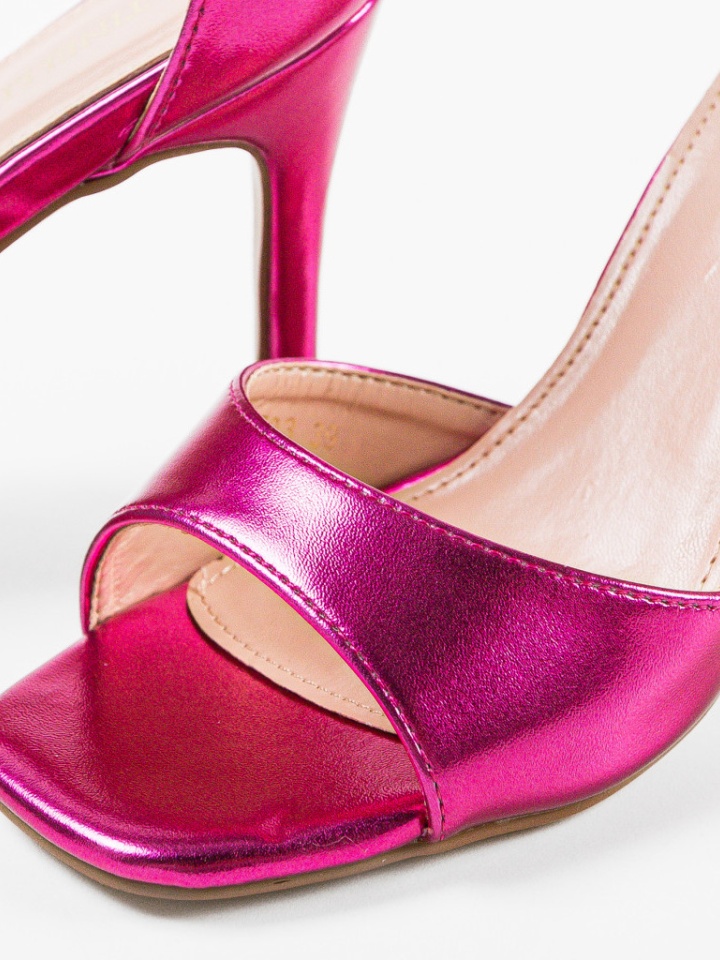 Sandale cu toc Moroilo Negre