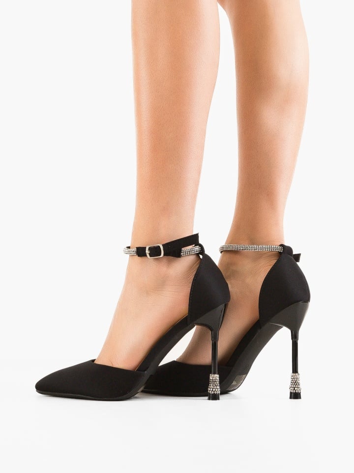 Pantofi cu toc Yanu Argintii