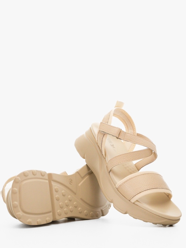 Sandale dama Cameron Bej