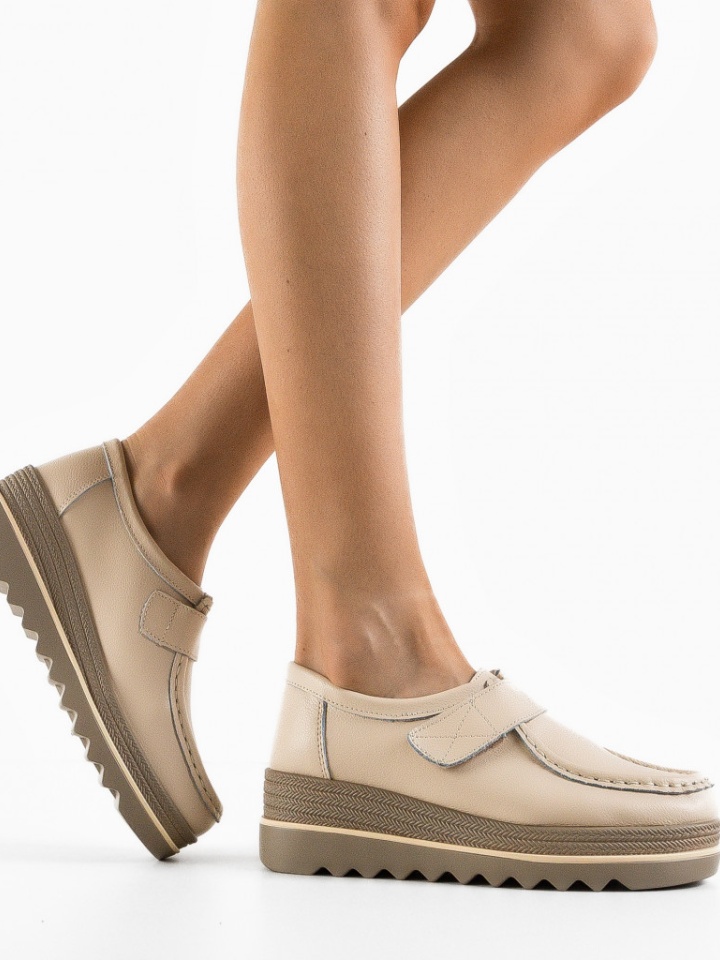 Pantofi Casual Straif Bej 2