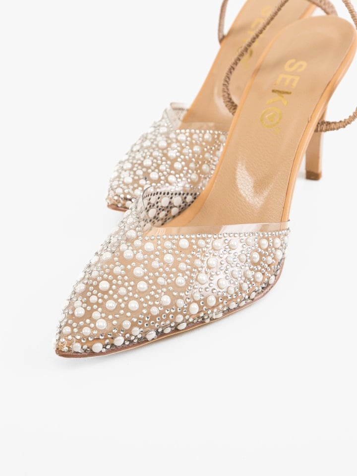 Pantofi dama Beto Argintii