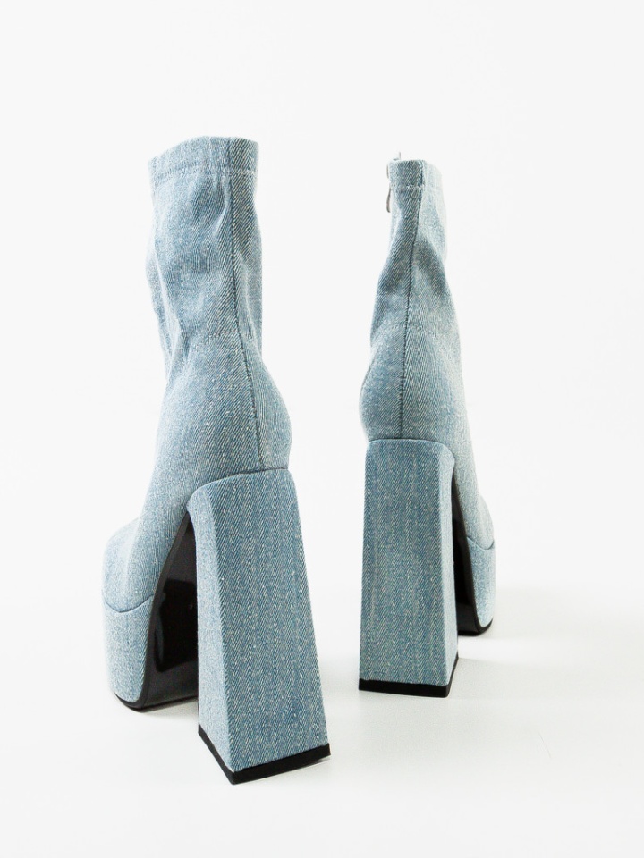 Botine dama Huron Albe