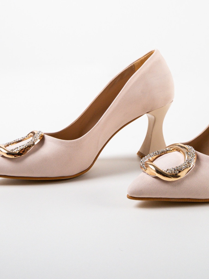 Pantofi cu toc Yuga Bej