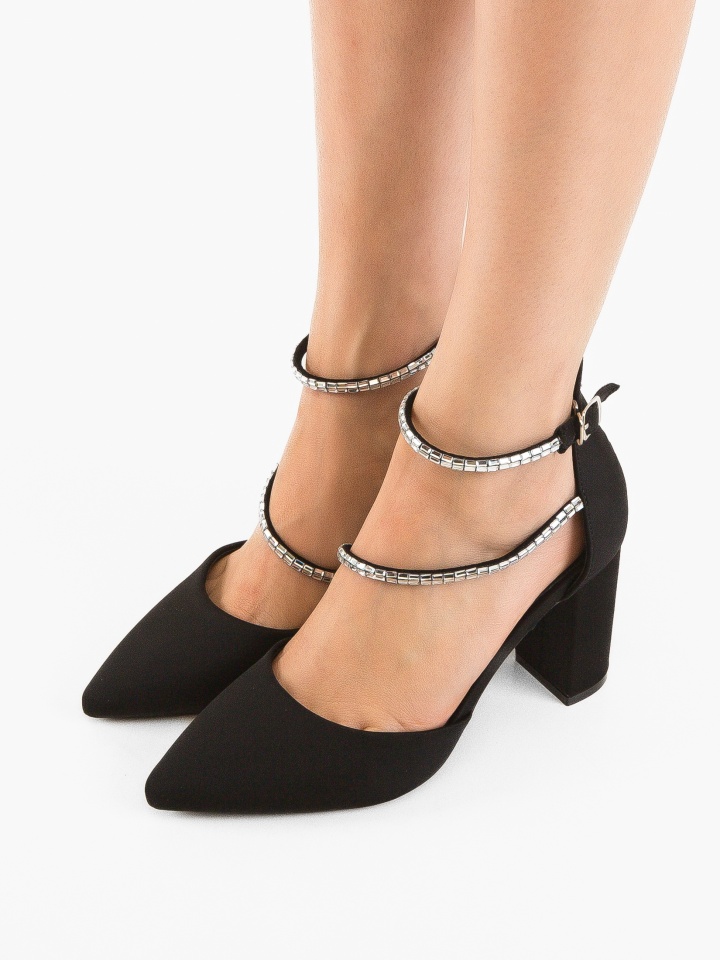 Pantofi cu toc Kudia Albi