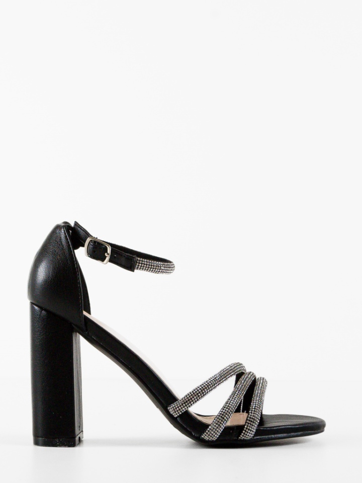 Sandale cu toc Awotwi Negre