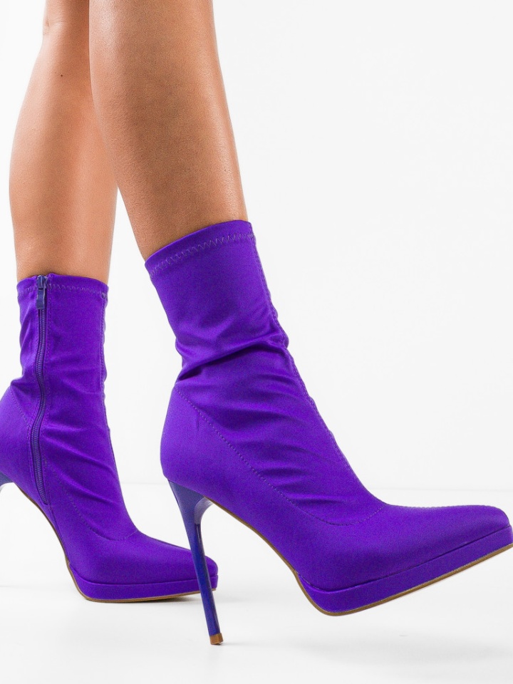 Botine dama Scarl Negre 2