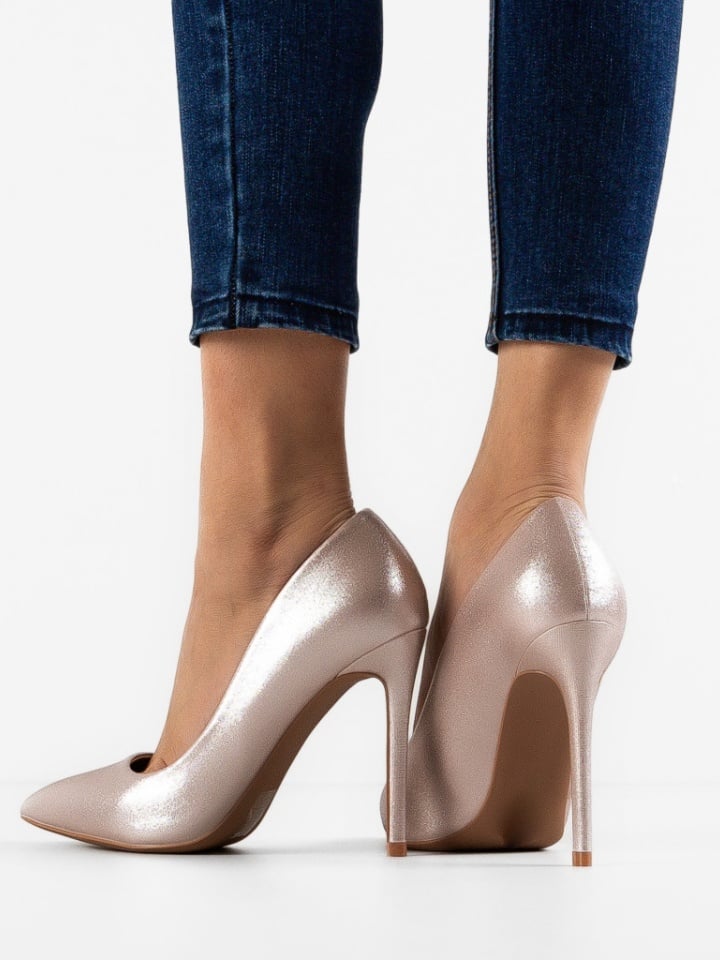 Pantofi cu toc Silica Negri