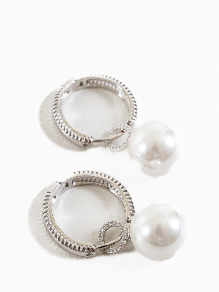 Cercei Peyu Argintii