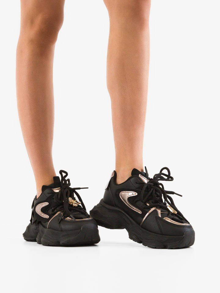 Sneakers dama Lillian Negre