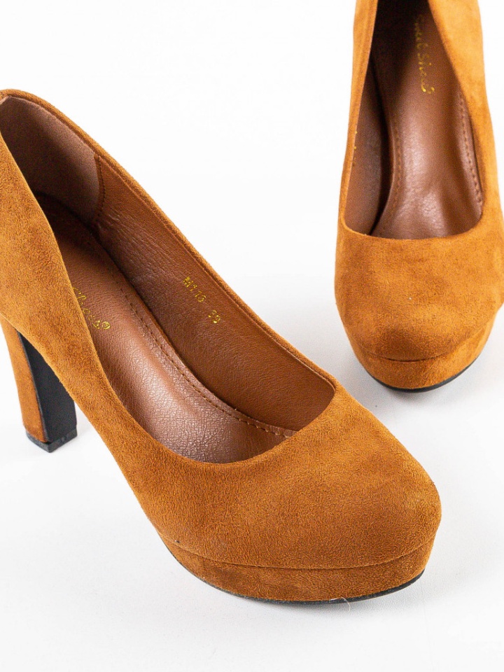 Pantofi Heathe Camel