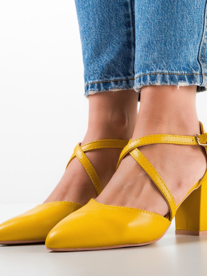 Pantofi Rahma Galbeni