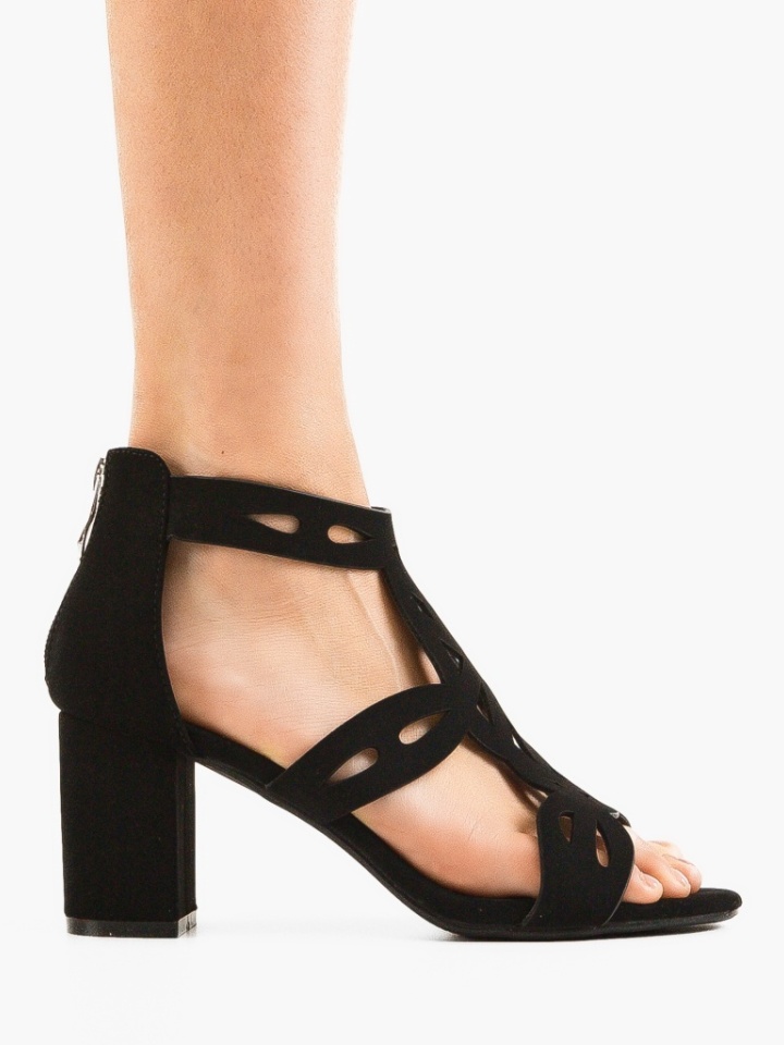 Sandale cu toc Vedre Bej