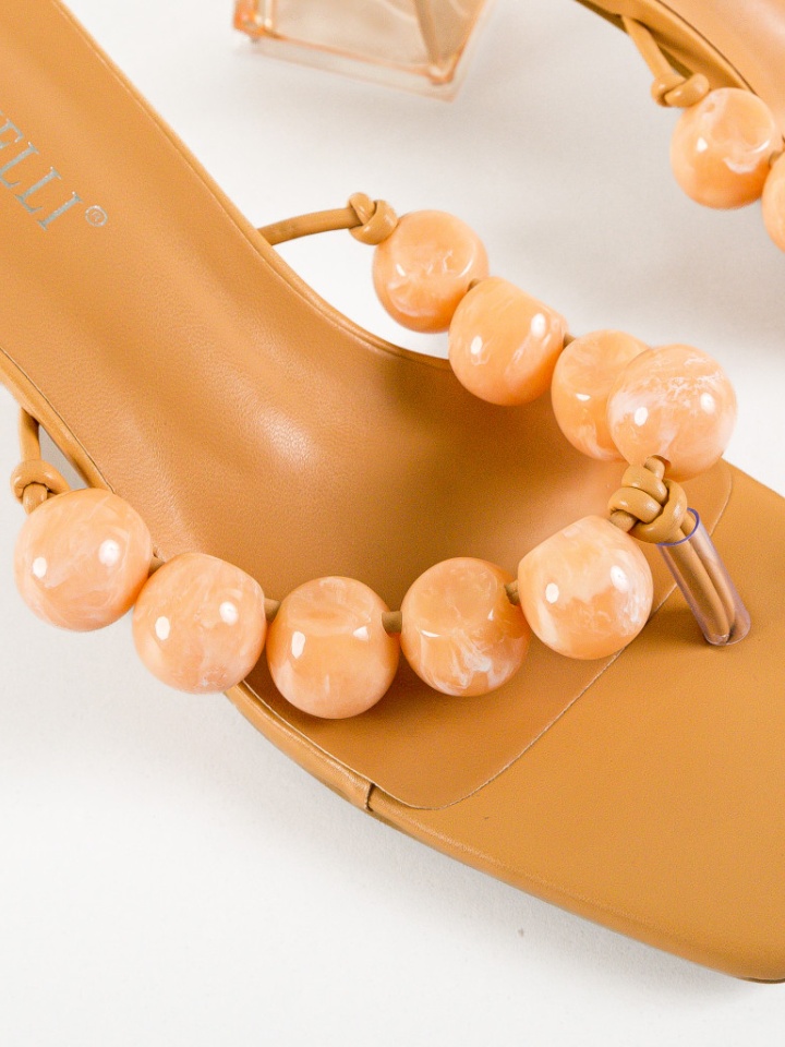 Saboti cu toc Champ Roz