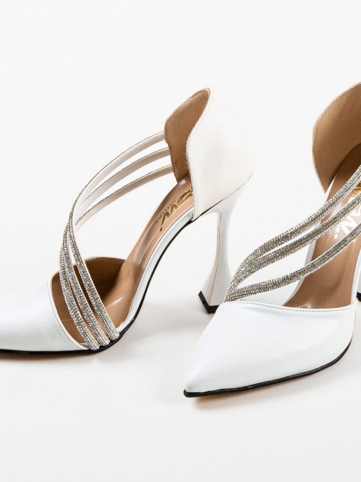 Pantofi dama Egeptam Albi 2