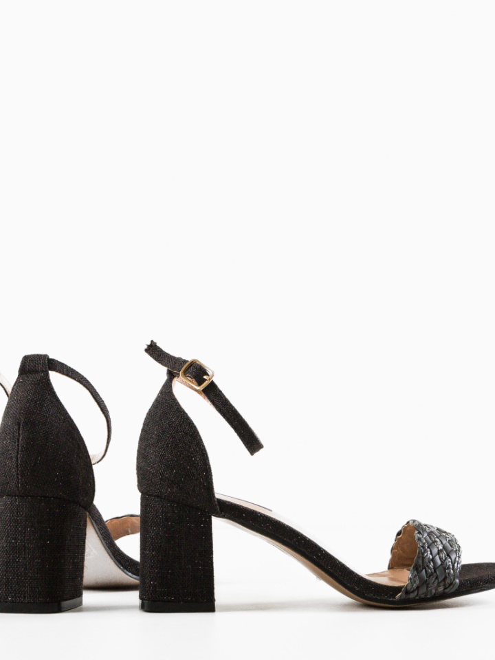Sandale cu toc Farai Negre