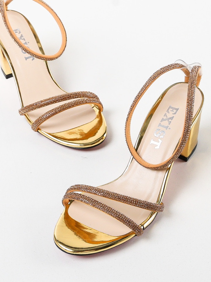 Sandale cu toc Anody Negre