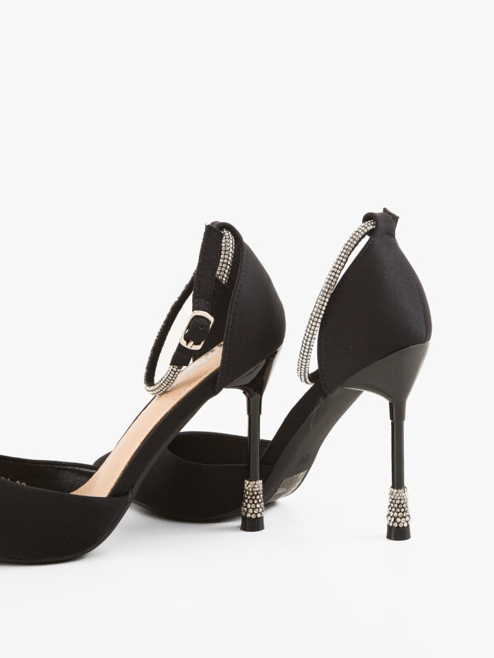 Pantofi cu toc Yanu Argintii