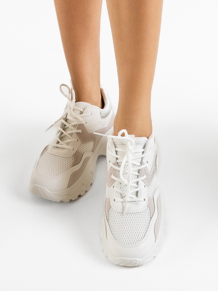 Sneakers dama Leonarda Bej