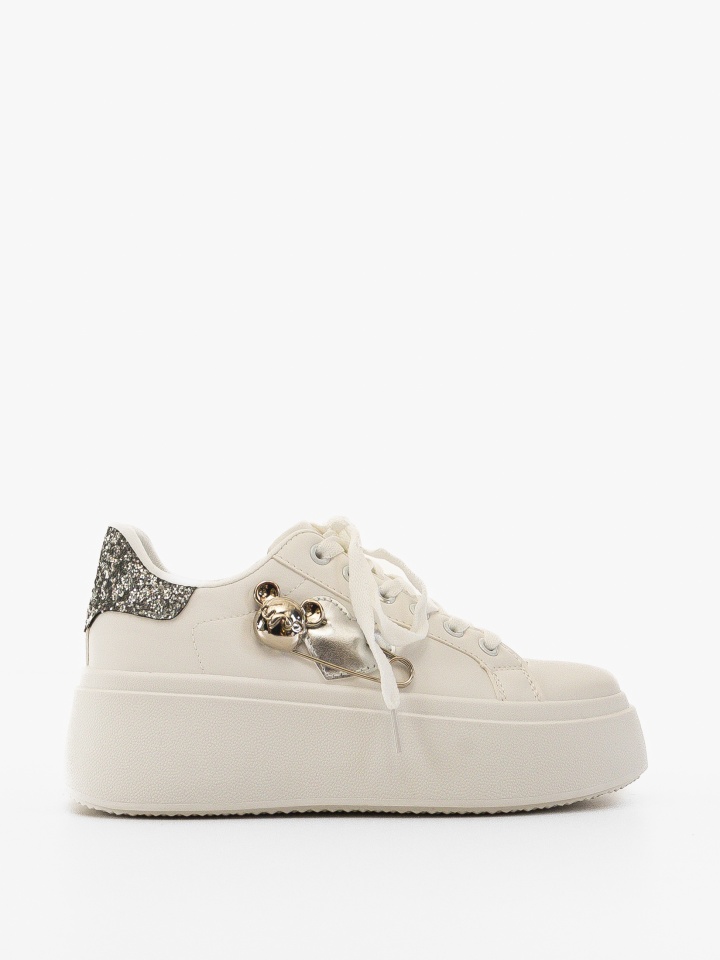 Sneakers dama Neela Argintii