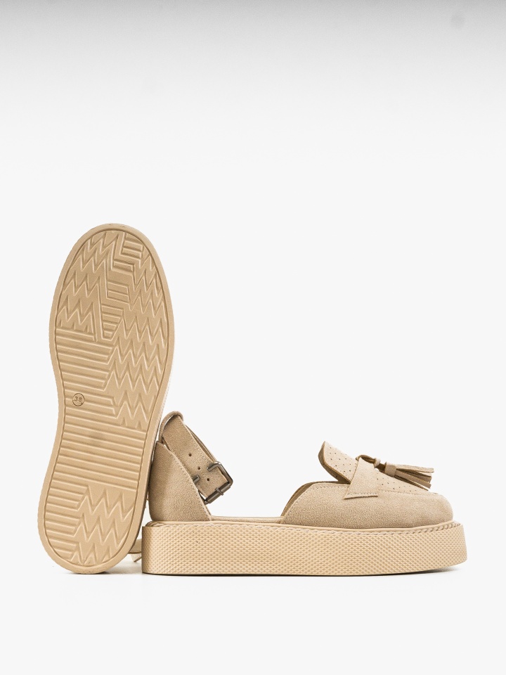 Pantofi Casual Kastor Bej 2