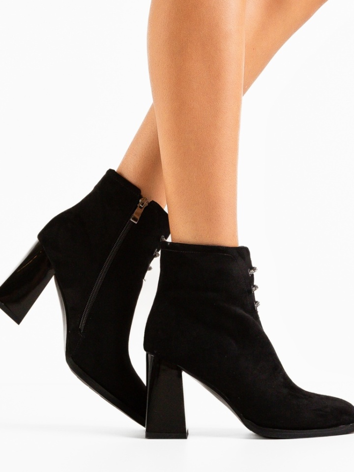 Botine dama Bone Negre
