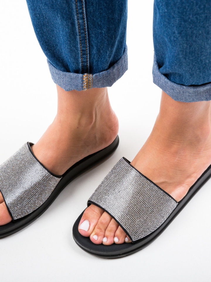 Papuci Alogas Argintii 2