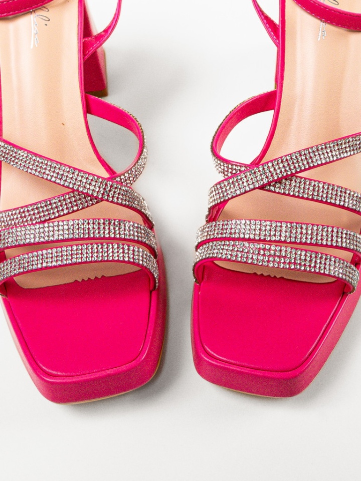 Sandale cu toc Shohre Albastre