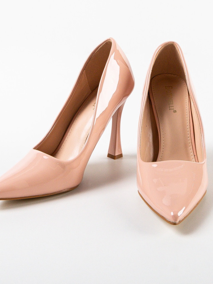 Pantofi cu toc Lindo Bej