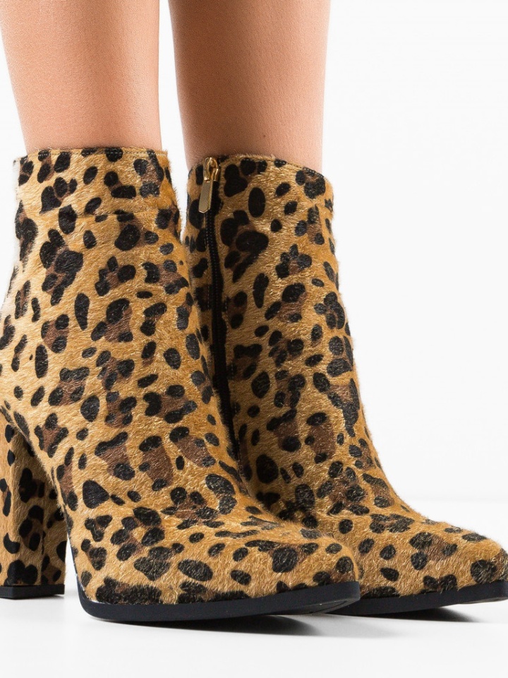 Botine dama Famusa Print