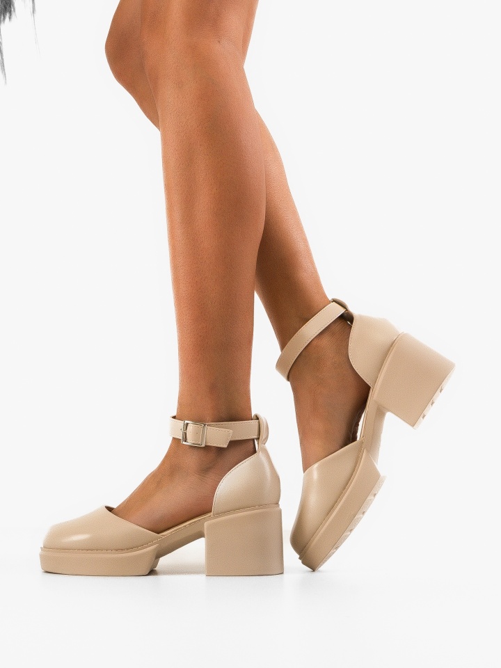 Pantofi Casual dama Sauron Bej