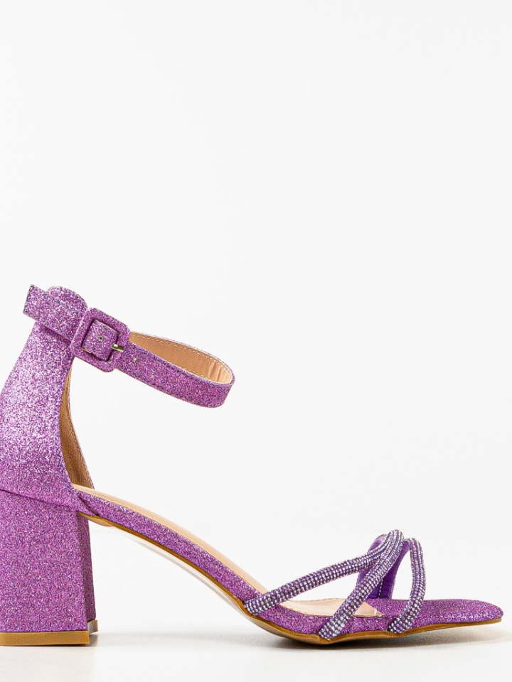 Sandale cu toc Geirmun Albastre