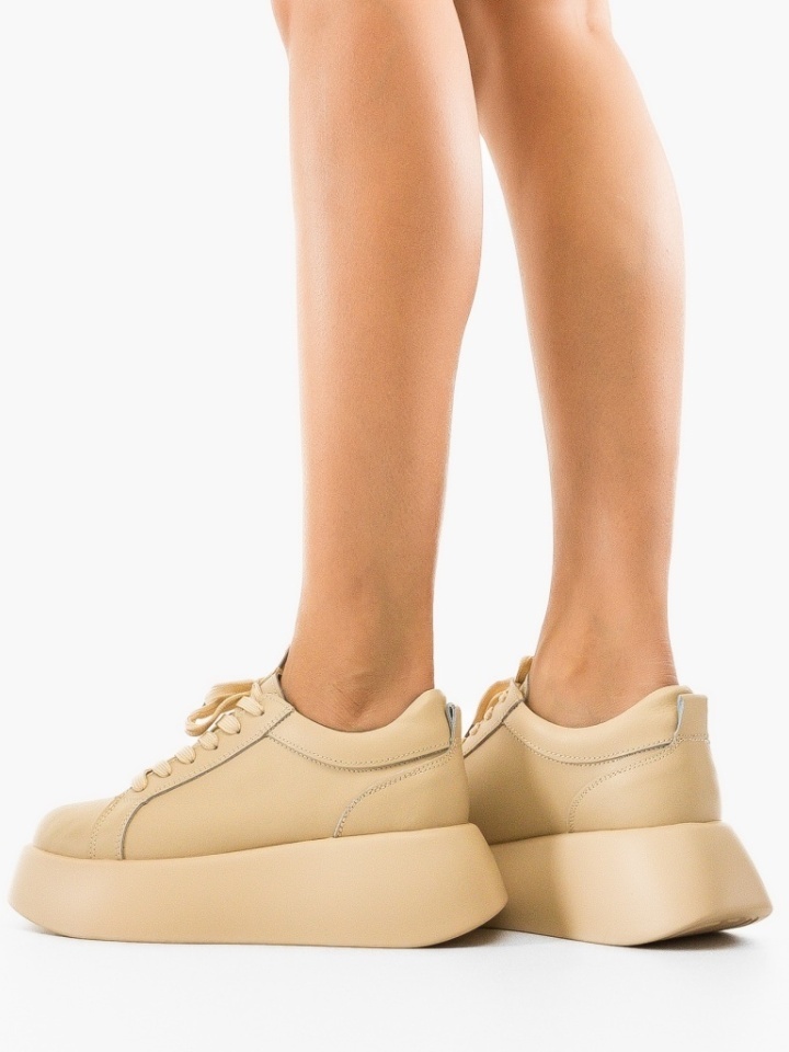 Sneakers dama Silona Bej