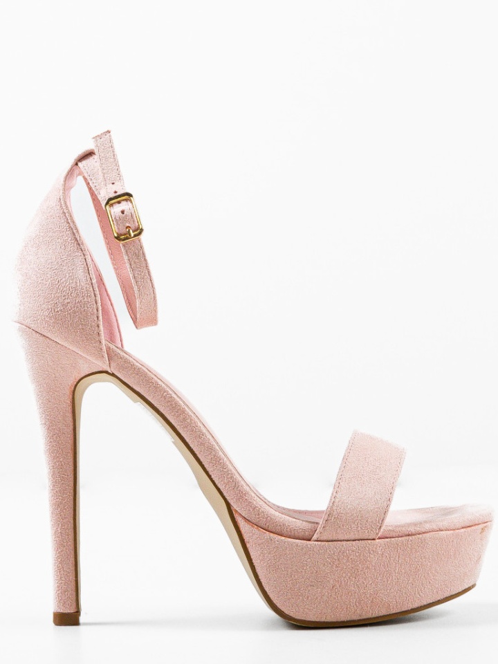 Sandale cu toc Olink Negre