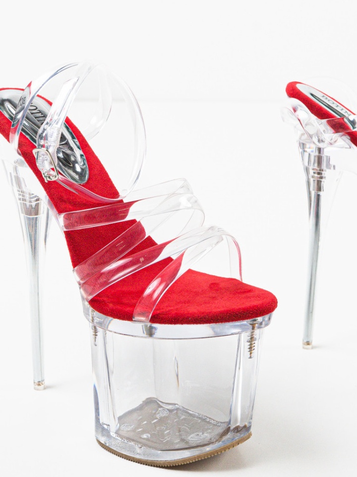 Sandale cu toc Adkins Negre