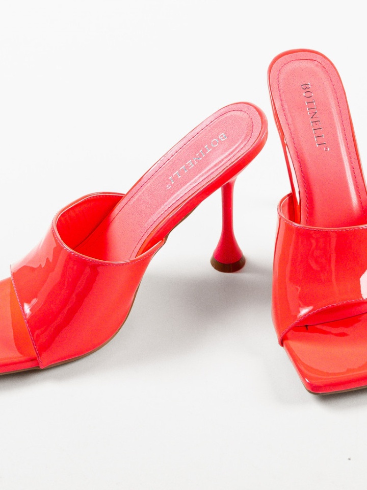 Saboti cu toc Rachel Portocalii