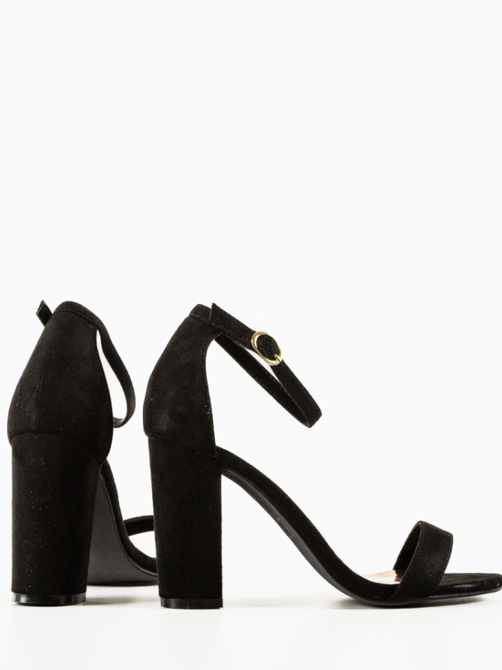 Sandale cu toc Farf Negre