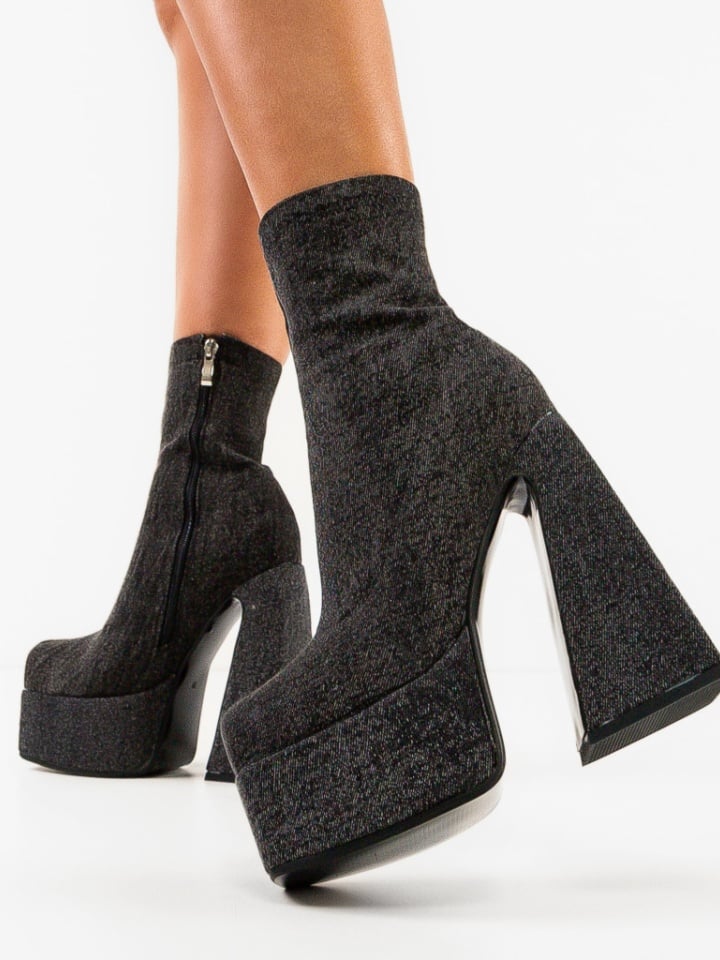 Botine dama Huron Albe