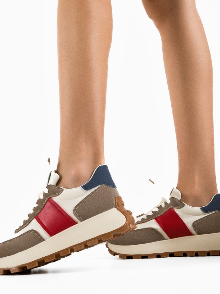 Sneakers dama Feytong Bej