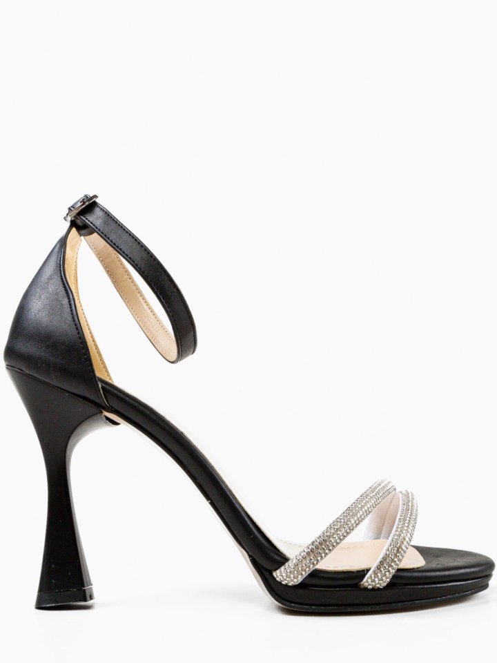 Sandale cu toc Geamelya Negri 2