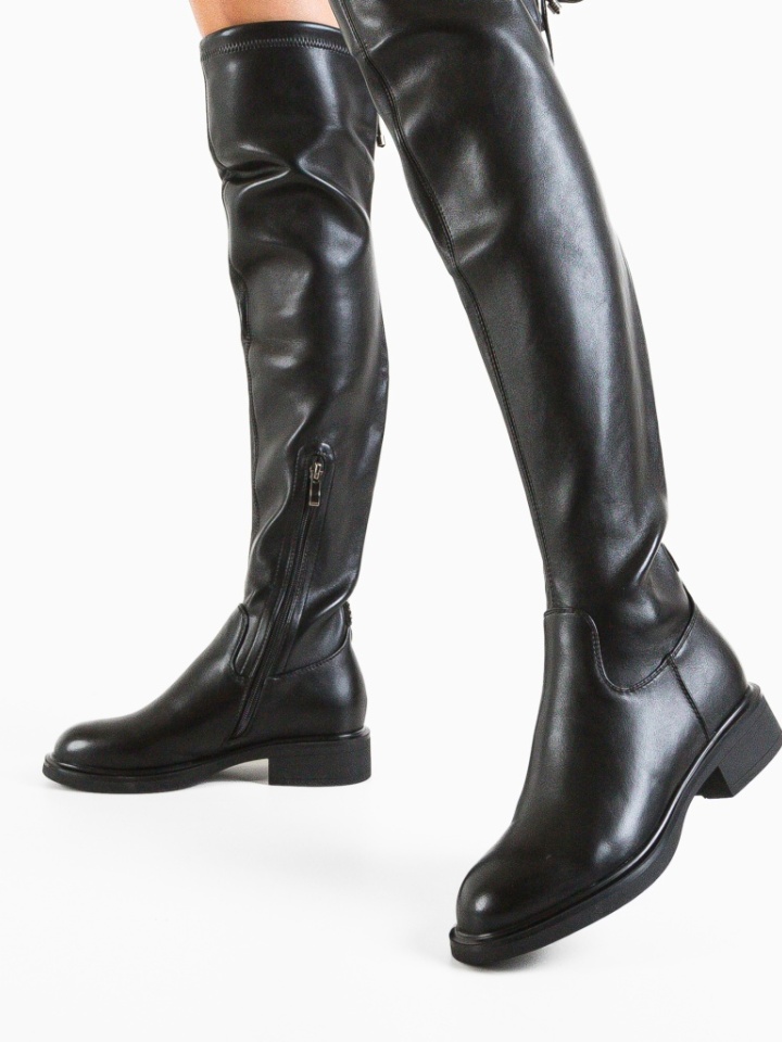 Cizme dama Roosa Negre