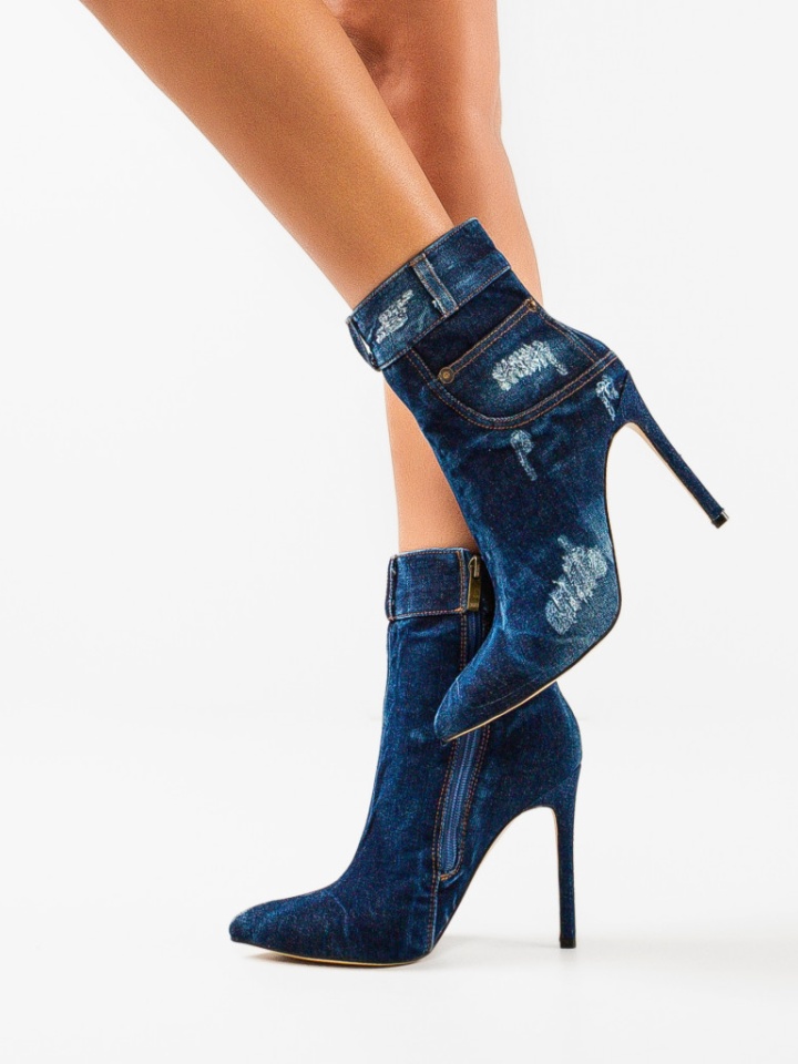 Botine dama Sharkbay Negre