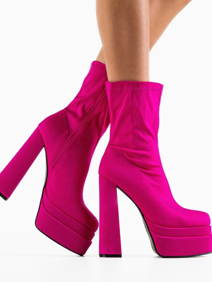 Botine dama Fumnan Fuchsia