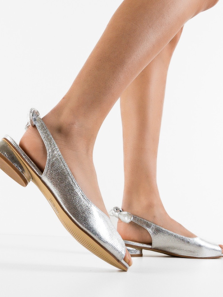 Sandale cu toc Wojc Aurii 2