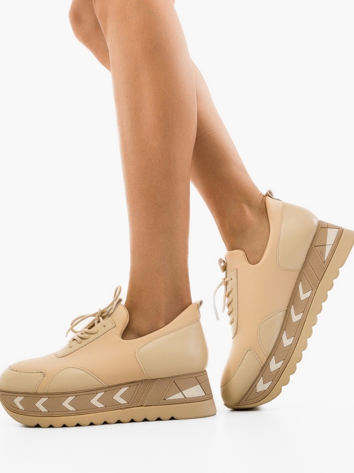 Sneakers dama Gazy Bej