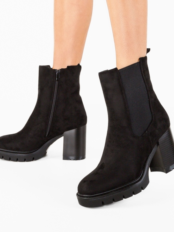 Botine dama Gideon Negre 2