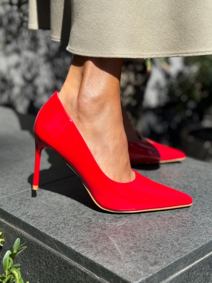 Pantofi stiletto dama Neybar Aurii